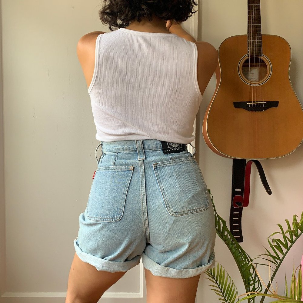 Vintage High Waisted Jean Shorts